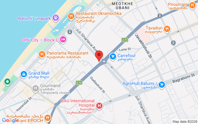 Карта расположения