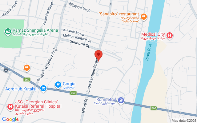 Карта расположения