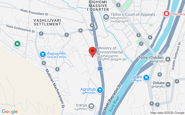 Карта расположения