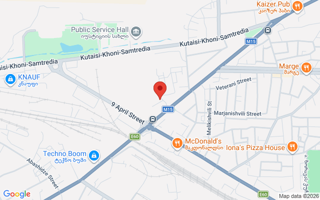 Карта расположения