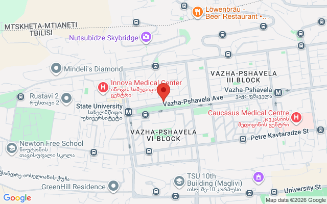 Карта расположения