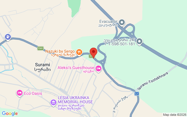 Карта расположения