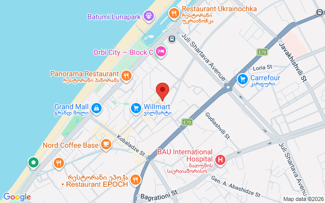 Карта расположения
