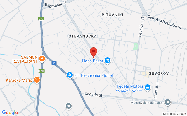 Карта расположения