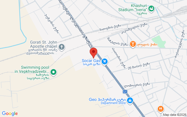Карта расположения