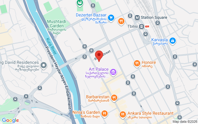 Карта расположения