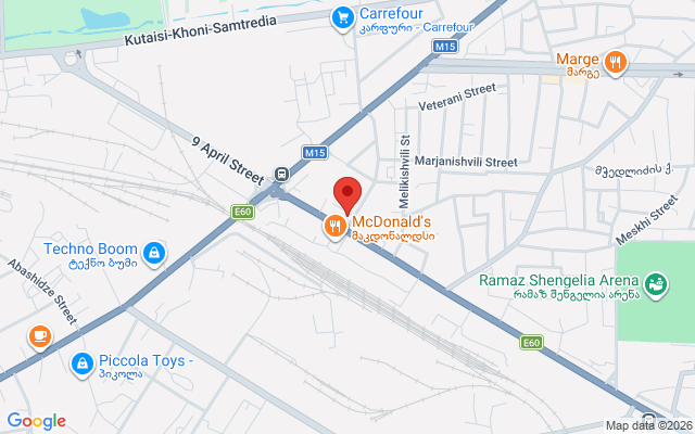 Карта расположения
