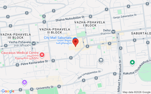 Карта расположения
