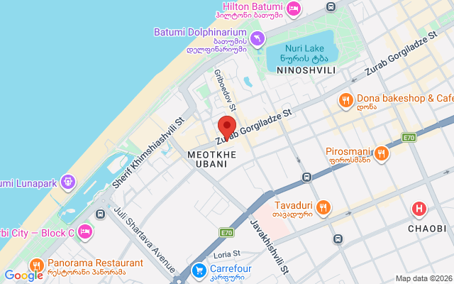 Карта расположения