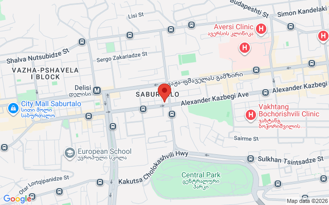Карта расположения