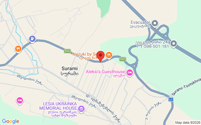Карта расположения