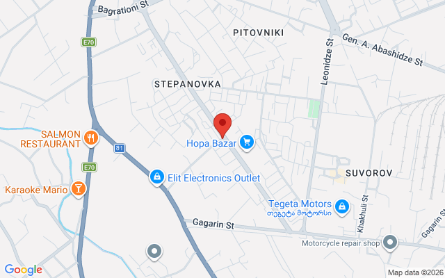 Карта расположения
