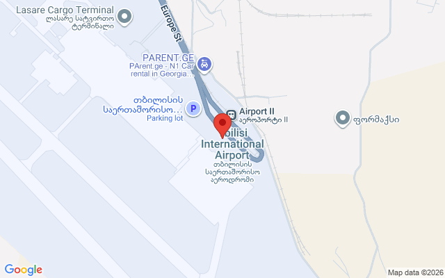 Карта расположения