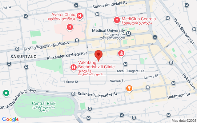 Карта расположения