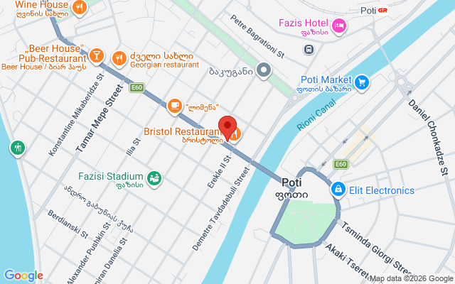 Карта расположения
