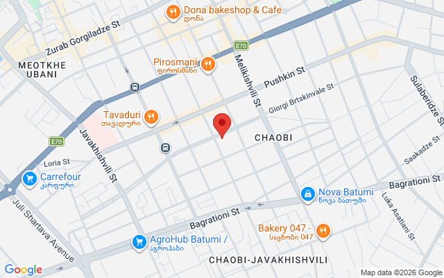 Карта расположения