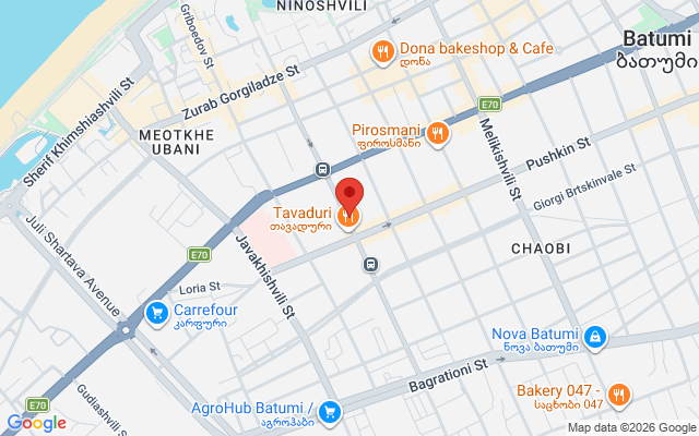 Карта расположения