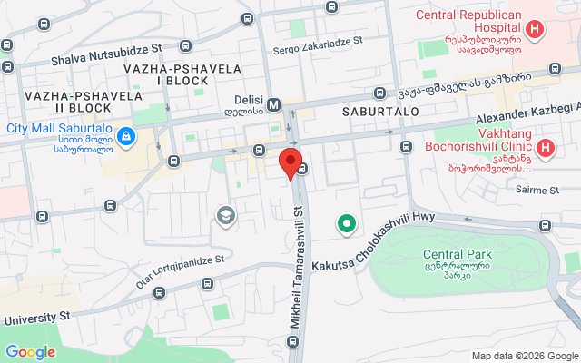 Карта расположения