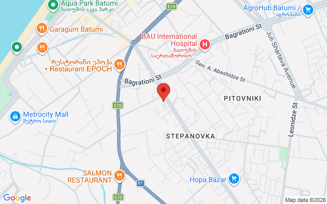 Карта расположения