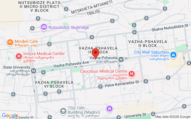 Карта расположения