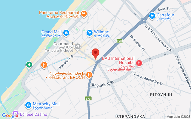 Карта расположения