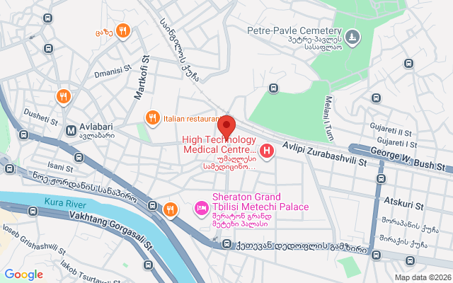 Карта расположения