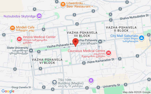 Карта расположения