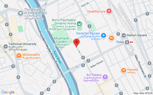 Карта расположения