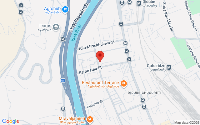 Карта расположения