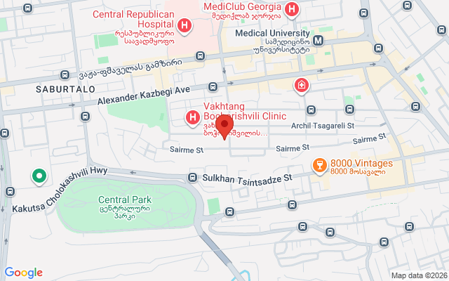 Карта расположения