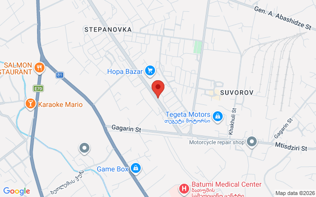Карта расположения