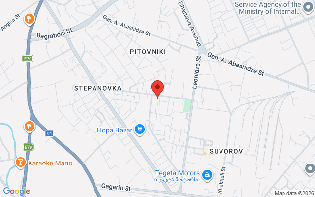 Карта расположения