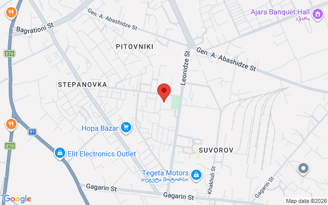 Карта расположения