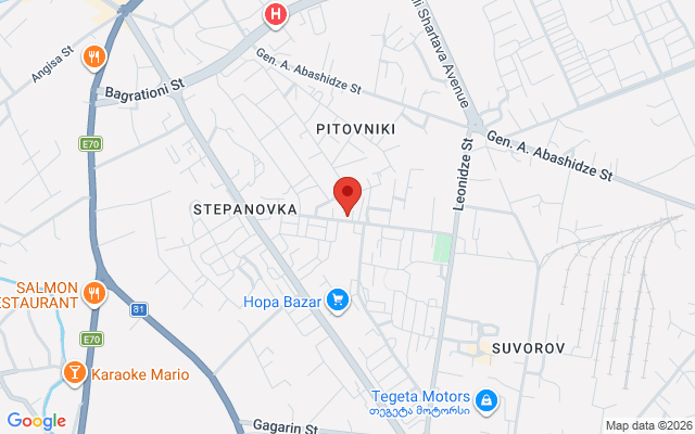 Карта расположения