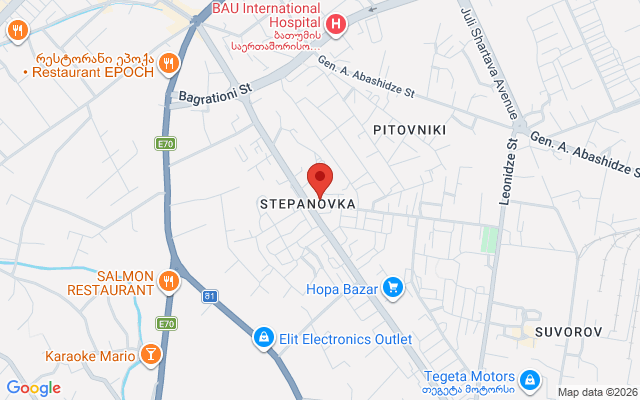 Карта расположения