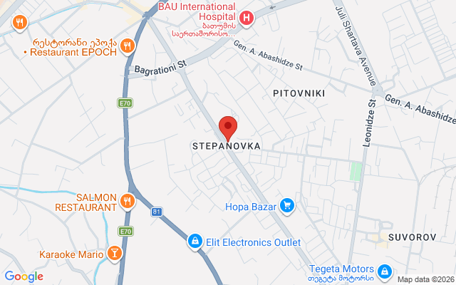 Карта расположения