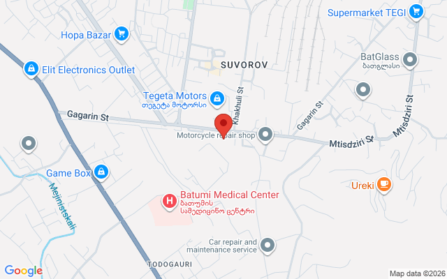 Карта расположения