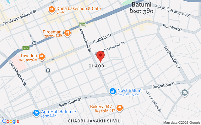 Карта расположения