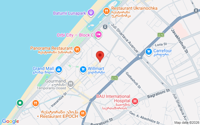 Карта расположения