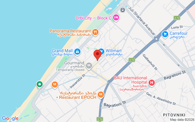Карта расположения