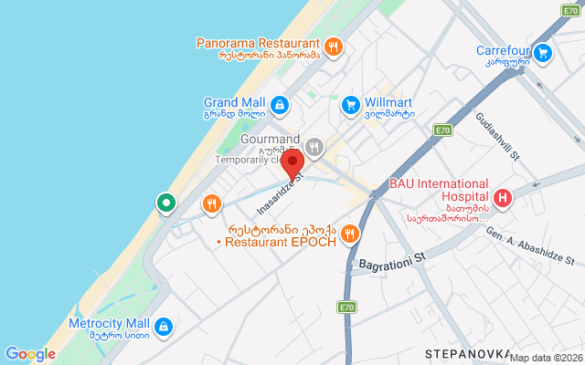 Карта расположения