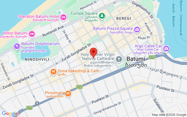Карта расположения