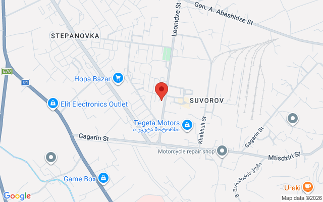 Карта расположения