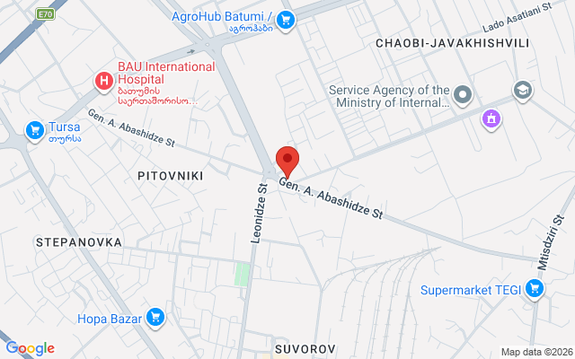 Карта расположения