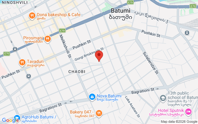 Карта расположения