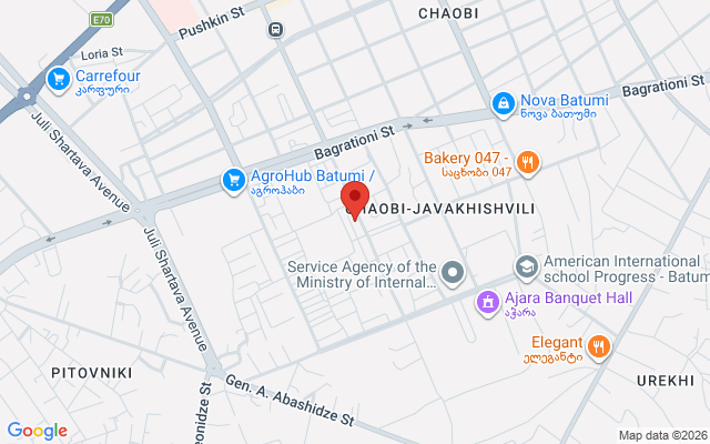 Карта расположения
