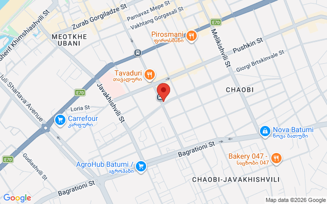 Карта расположения