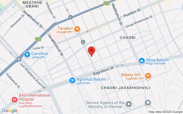 Карта расположения