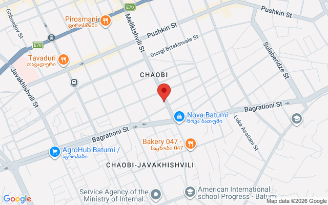 Карта расположения