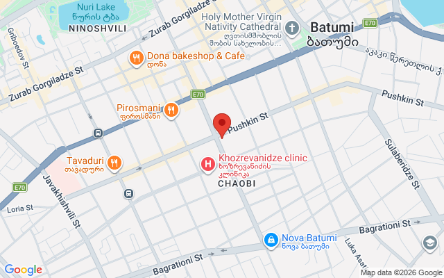 Карта расположения